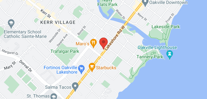 map of 404 67 Lakeshore Rd W
